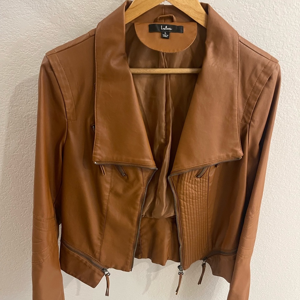 Lulus Vegan Leather Jacket